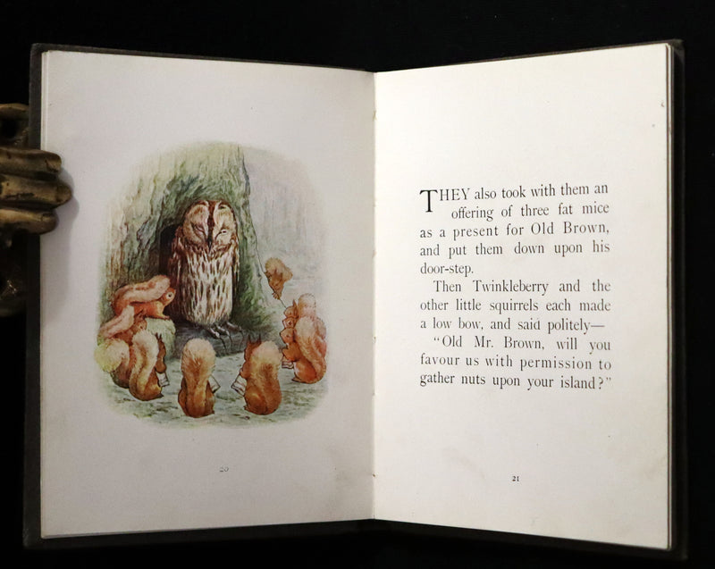 1903 Rare Book - Beatrix Potter - The Tale of Squirrel Nutkin - First Edition, third printing.