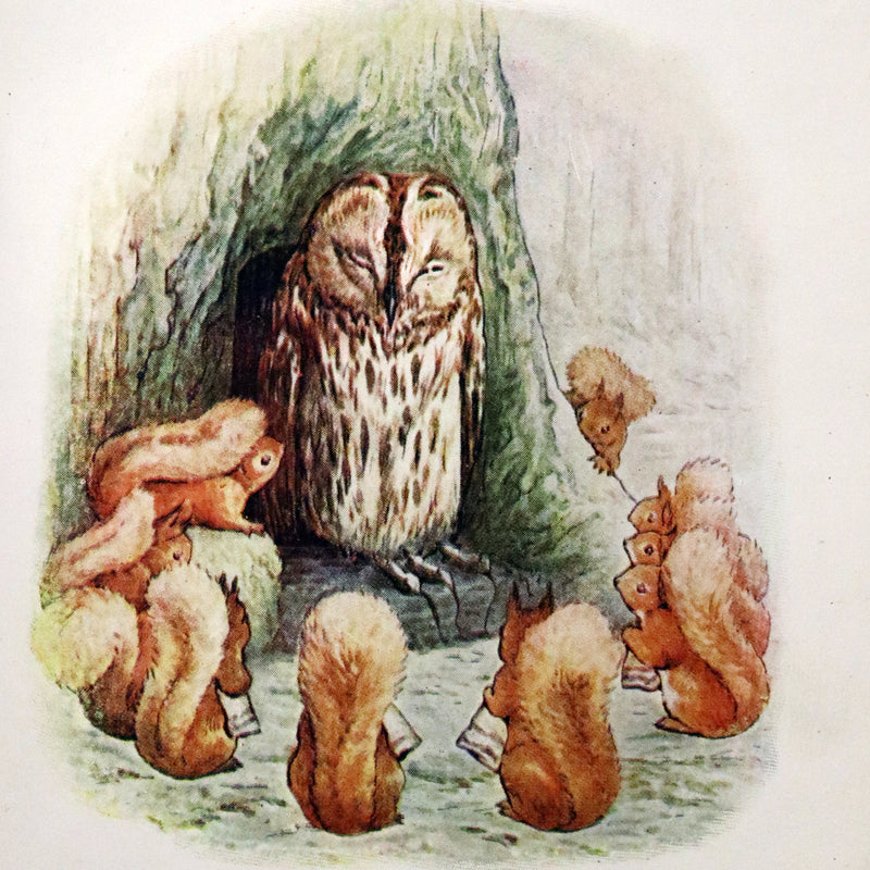 1903 Rare Book - Beatrix Potter - The Tale of Squirrel Nutkin - First Edition, third printing.
