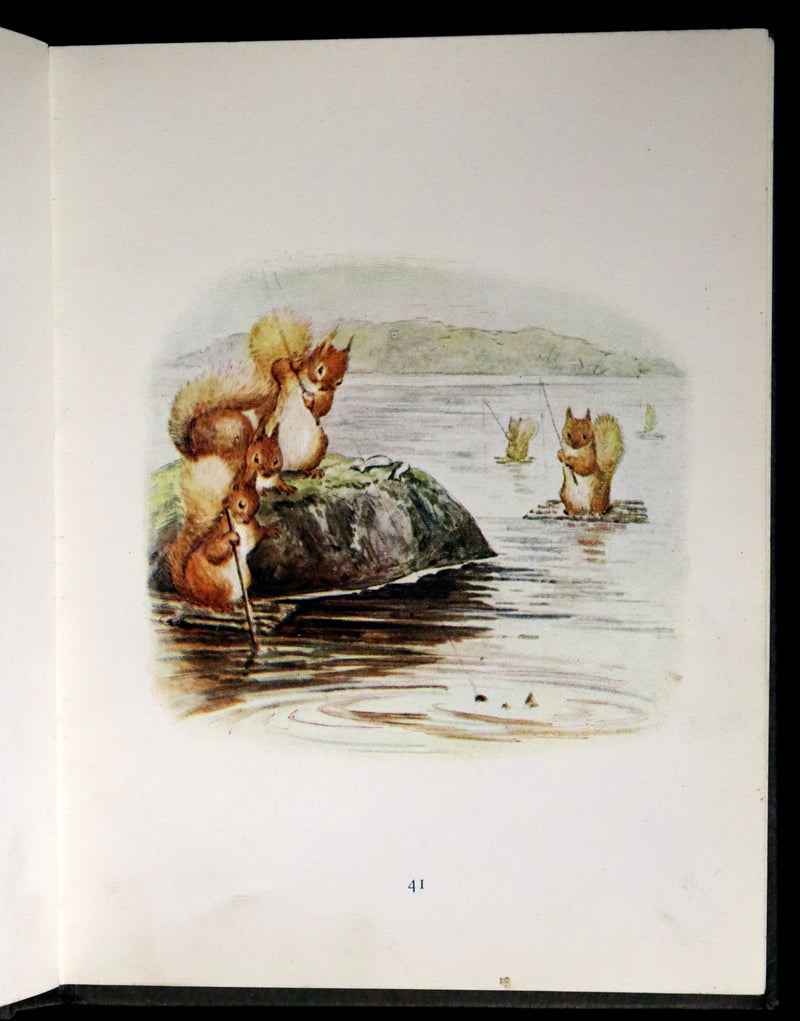 1903 Rare Book - Beatrix Potter - The Tale of Squirrel Nutkin - First Edition, third printing.
