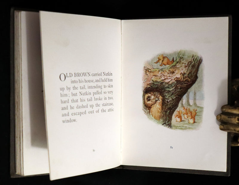 1903 Rare Book - Beatrix Potter - The Tale of Squirrel Nutkin - First Edition, third printing.
