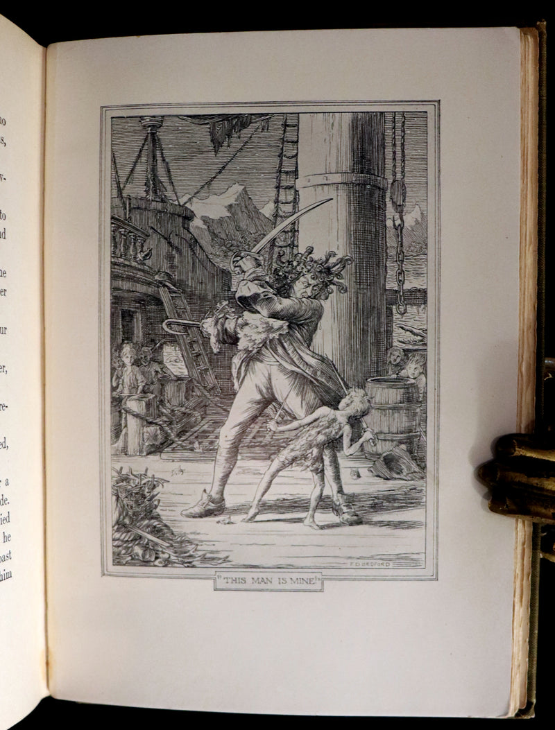 1911 Rare PETER PAN First Edition - PETER and WENDY by J.M. Barrie illustrated by F.D. Bedford.