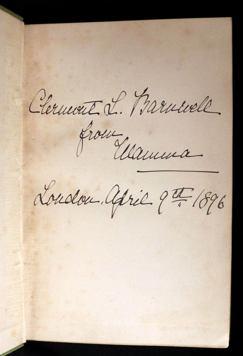 1896 Rare Victorian Book - Alice's Adventures in Wonderland by Lewis Carroll illustrated by John Tenniel.
