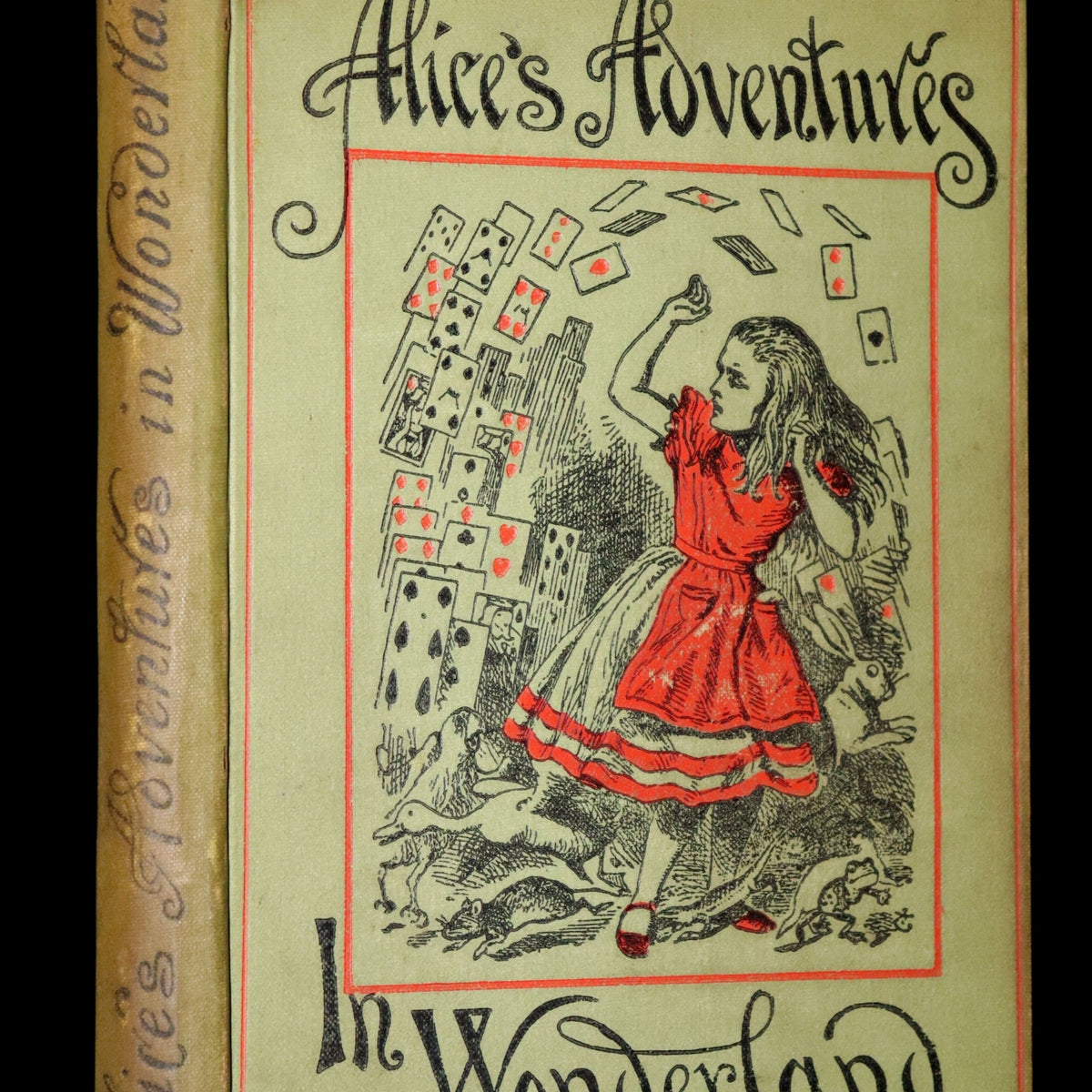 1896 Rare Victorian Book - Alice's Adventures in Wonderland by