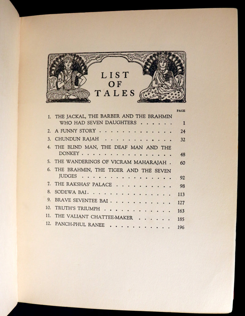 1926 Rare First Edition - Fairy Tales from India edited and illustrated by Katharine Pyle.