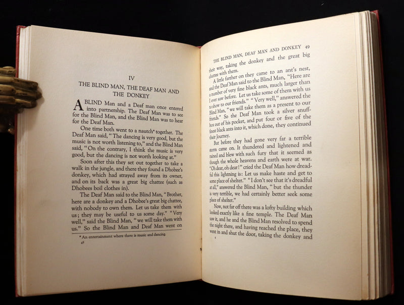 1926 Rare First Edition - Fairy Tales from India edited and illustrated by Katharine Pyle.