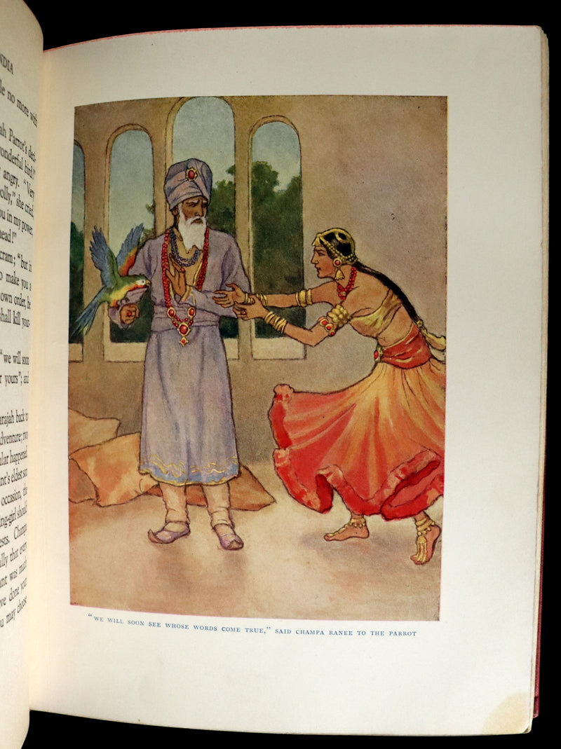 1926 Rare First Edition - Fairy Tales from India edited and illustrated by Katharine Pyle.