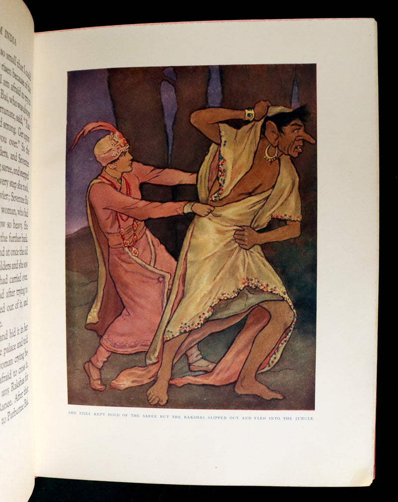 1926 Rare First Edition - Fairy Tales from India edited and illustrated by Katharine Pyle.