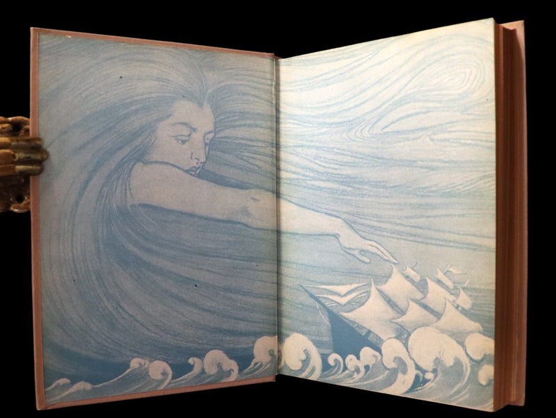 1919 Rare First Edition - AT THE BACK OF THE NORTH WIND, Illustrated by Jessie Willcox Smith.