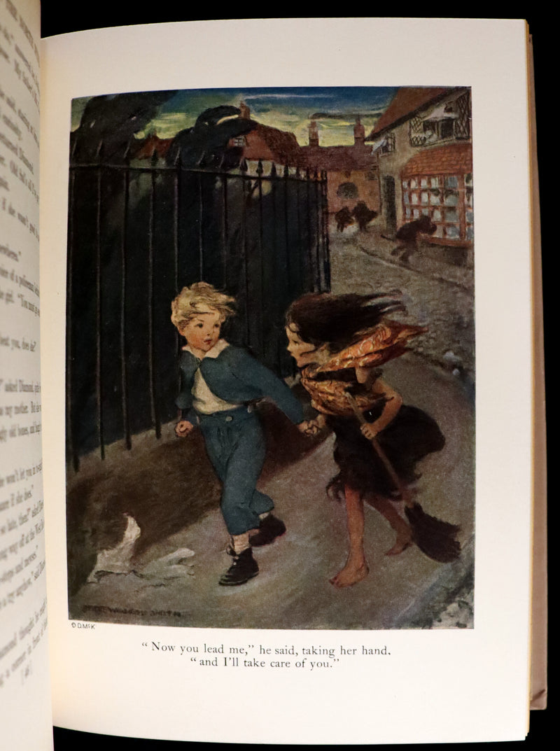 1919 Rare First Edition - AT THE BACK OF THE NORTH WIND, Illustrated by Jessie Willcox Smith.