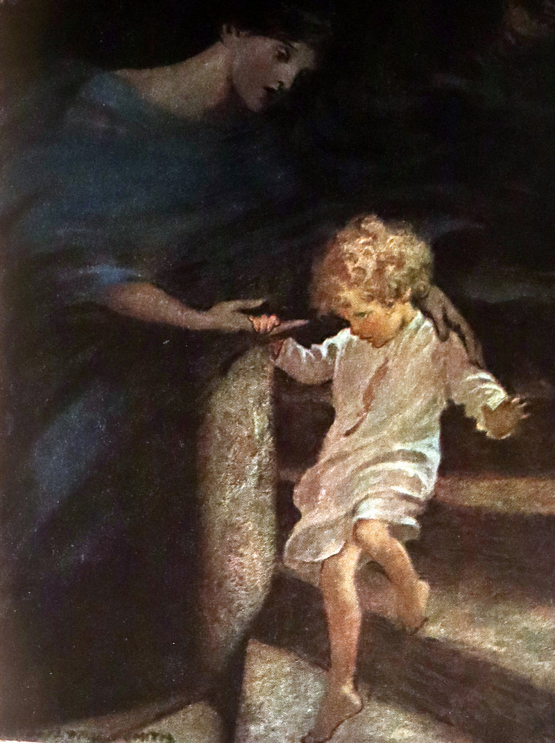 1919 Rare First Edition - AT THE BACK OF THE NORTH WIND, Illustrated by Jessie Willcox Smith.