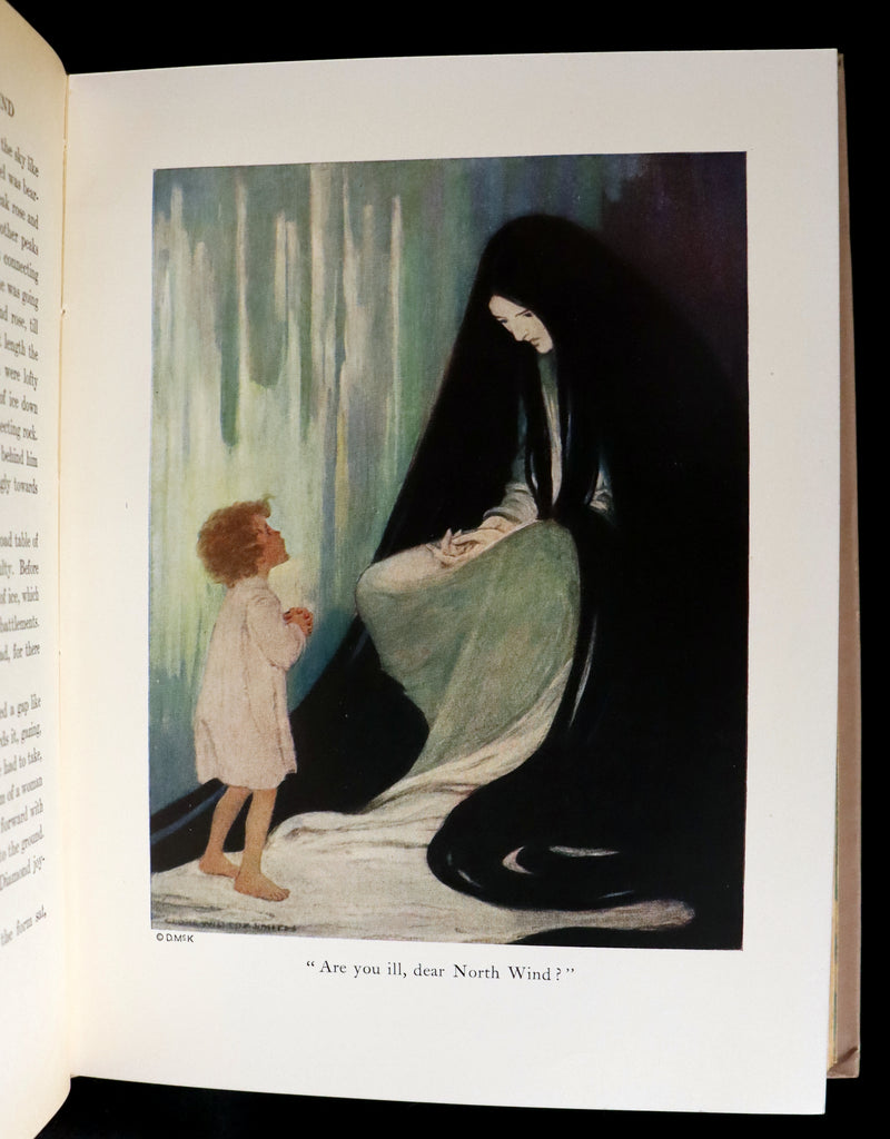1919 Rare First Edition - AT THE BACK OF THE NORTH WIND, Illustrated by Jessie Willcox Smith.