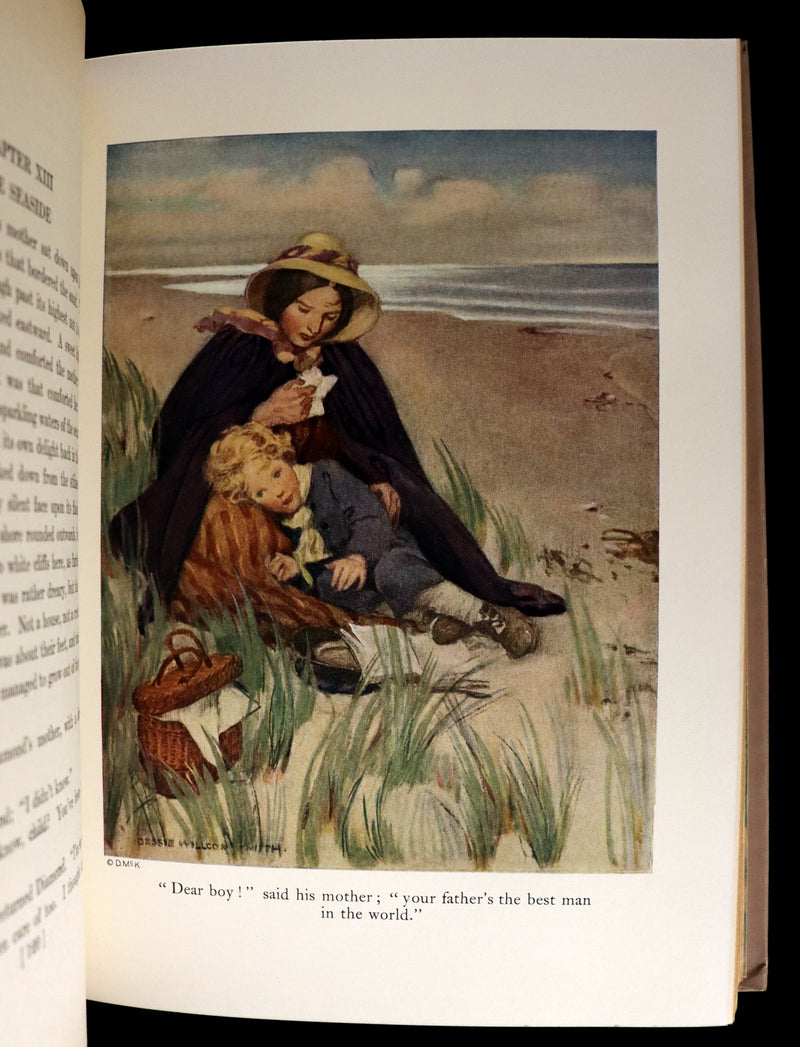 1919 Rare First Edition - AT THE BACK OF THE NORTH WIND, Illustrated by Jessie Willcox Smith.