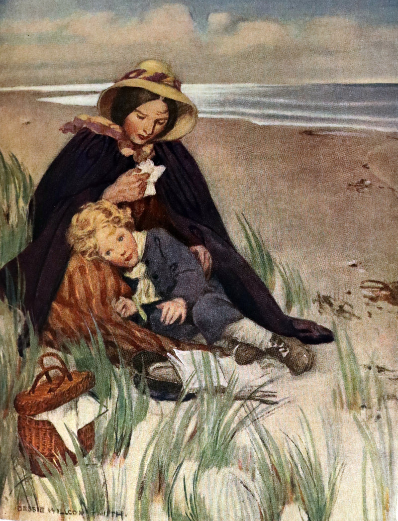 1919 Rare First Edition - AT THE BACK OF THE NORTH WIND, Illustrated by Jessie Willcox Smith.