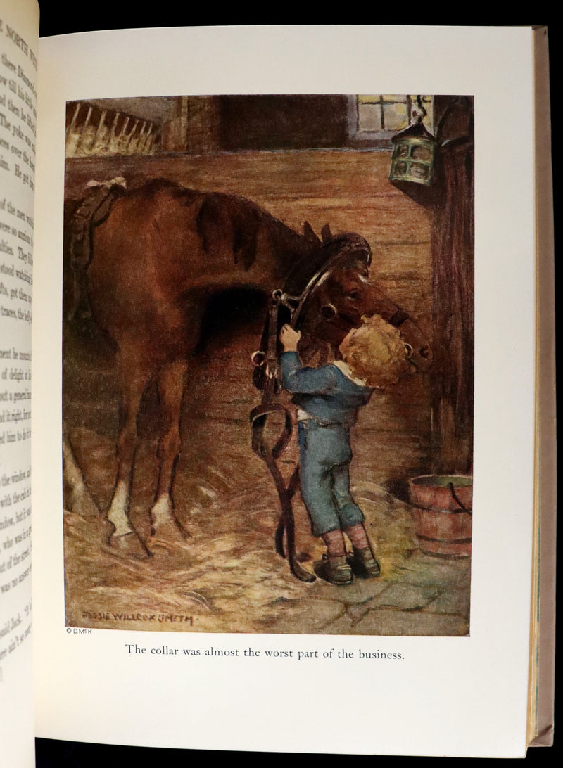 1919 Rare First Edition - AT THE BACK OF THE NORTH WIND, Illustrated by Jessie Willcox Smith.
