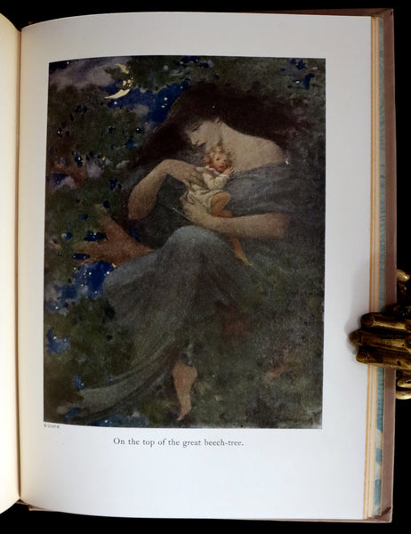 1919 Rare First Edition - AT THE BACK OF THE NORTH WIND, Illustrated by Jessie Willcox Smith.