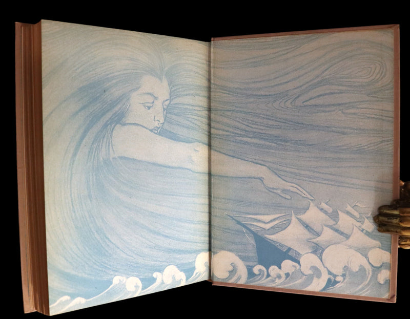 1919 Rare First Edition - AT THE BACK OF THE NORTH WIND, Illustrated by Jessie Willcox Smith.