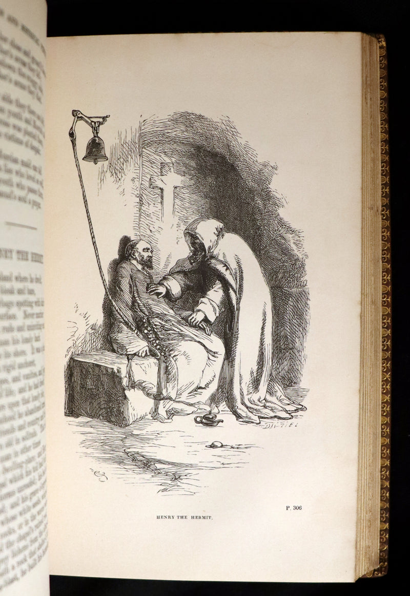 1866 Rare Victorian Book - JOAN OF ARC and Poems by Robert Southey Illustrated by John Gilbert.