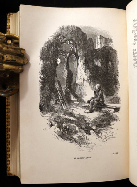 1866 Rare Victorian Book - JOAN OF ARC and Poems by Robert Southey Illustrated by John Gilbert.