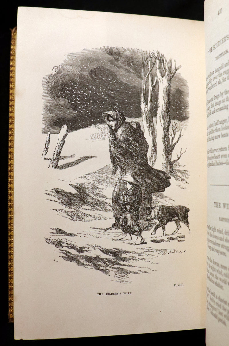 1866 Rare Victorian Book - JOAN OF ARC and Poems by Robert Southey Illustrated by John Gilbert.