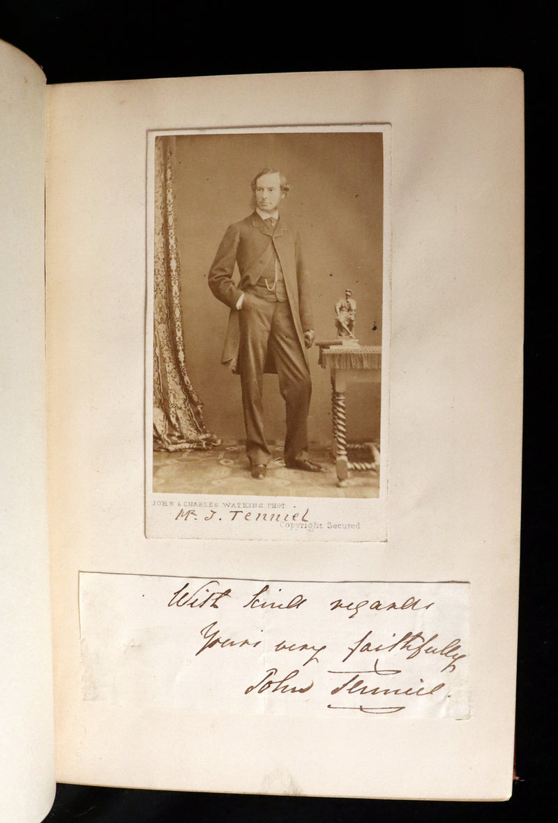 1883 Rare with John Tenniel Signature - Alice's Adventures in Wonderland by Lewis Carroll.