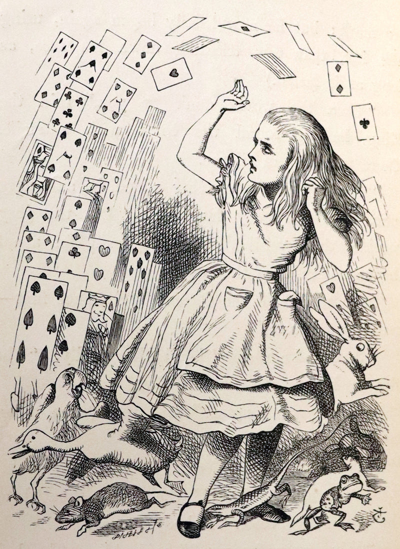 1883 Rare with John Tenniel Signature - Alice's Adventures in Wonderland by Lewis Carroll.