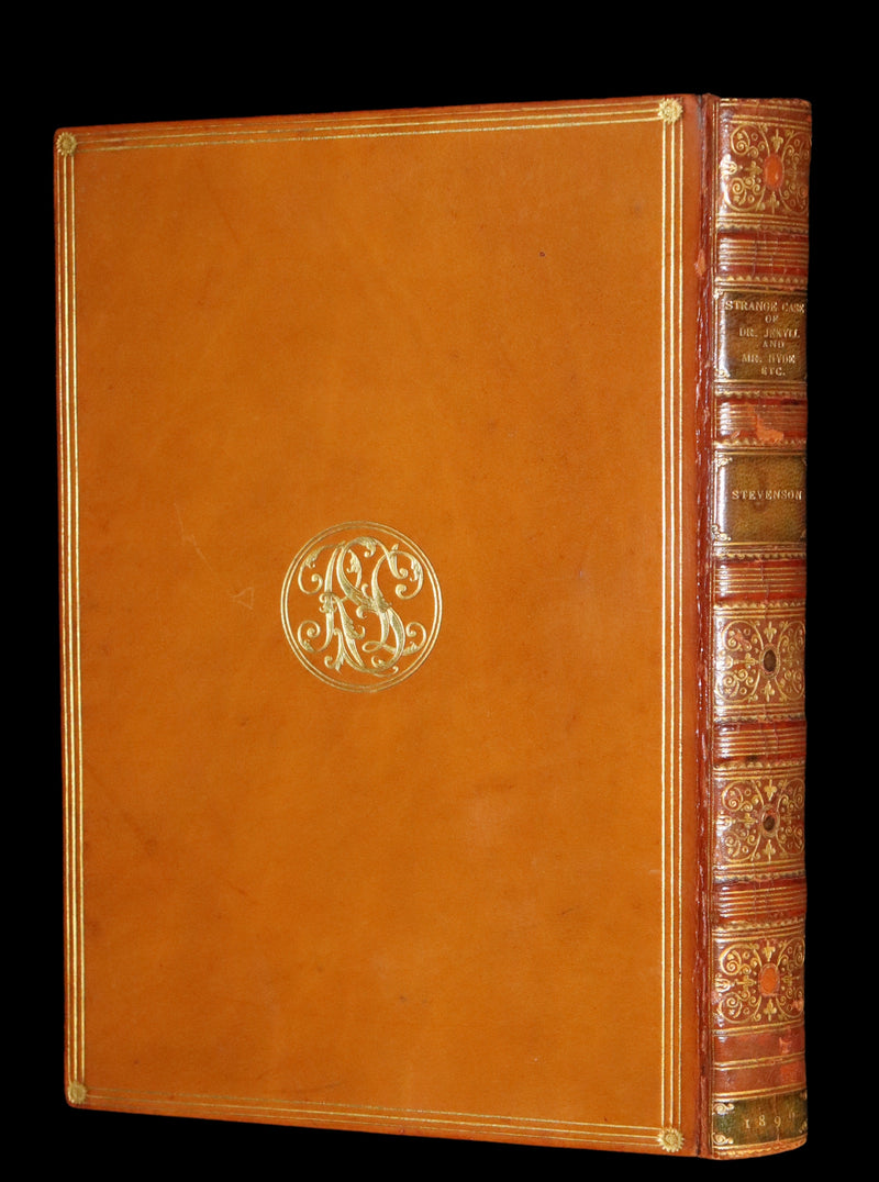 1896 Rare Book bound by Zaehnsdorf - The Strange Case of Dr Jekyll and Mr Hyde with Other Fables by Stevenson.