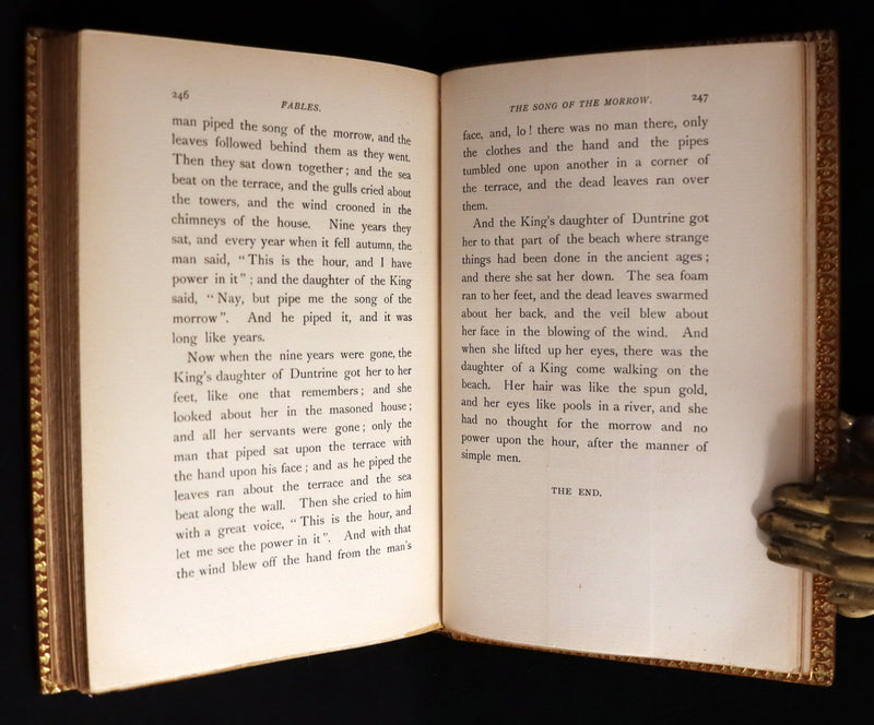 1896 Rare Book bound by Zaehnsdorf - The Strange Case of Dr Jekyll and Mr Hyde with Other Fables by Stevenson.