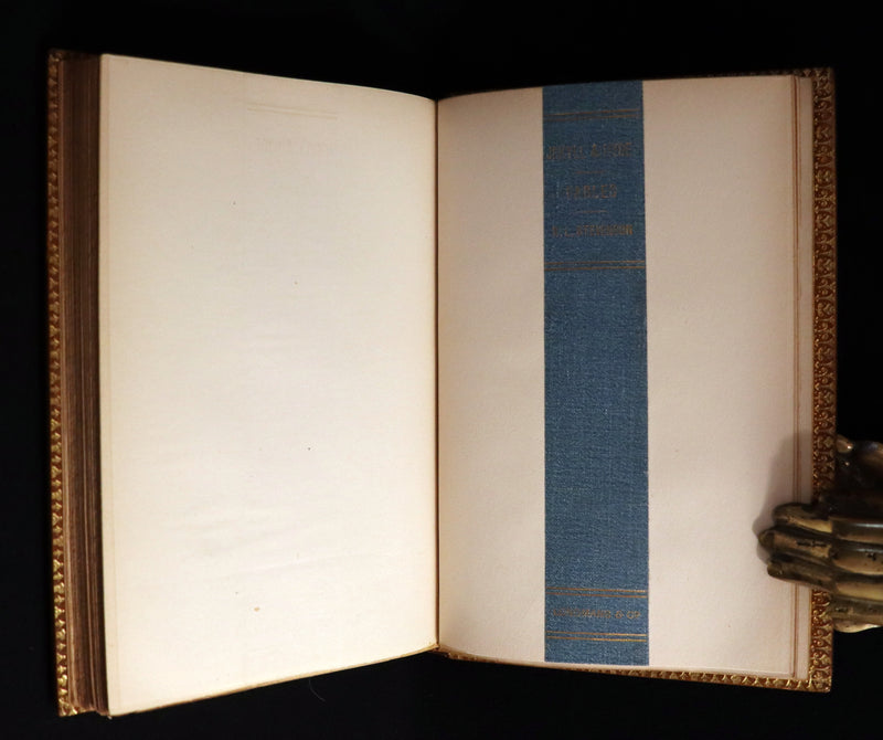 1896 Rare Book bound by Zaehnsdorf - The Strange Case of Dr Jekyll and Mr Hyde with Other Fables by Stevenson.