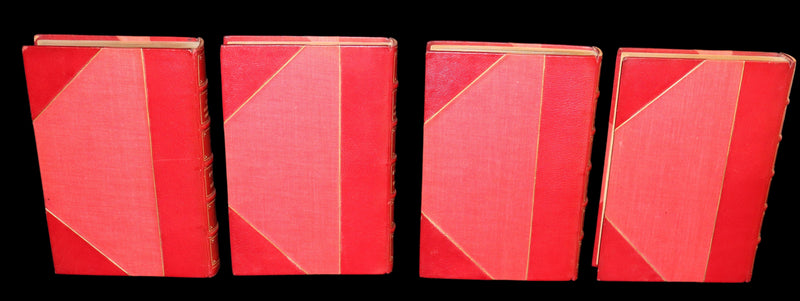 1880 Fine Bayntun Binding set - Cruikshank's Comic Almanack with Many Hundred Illustrations.