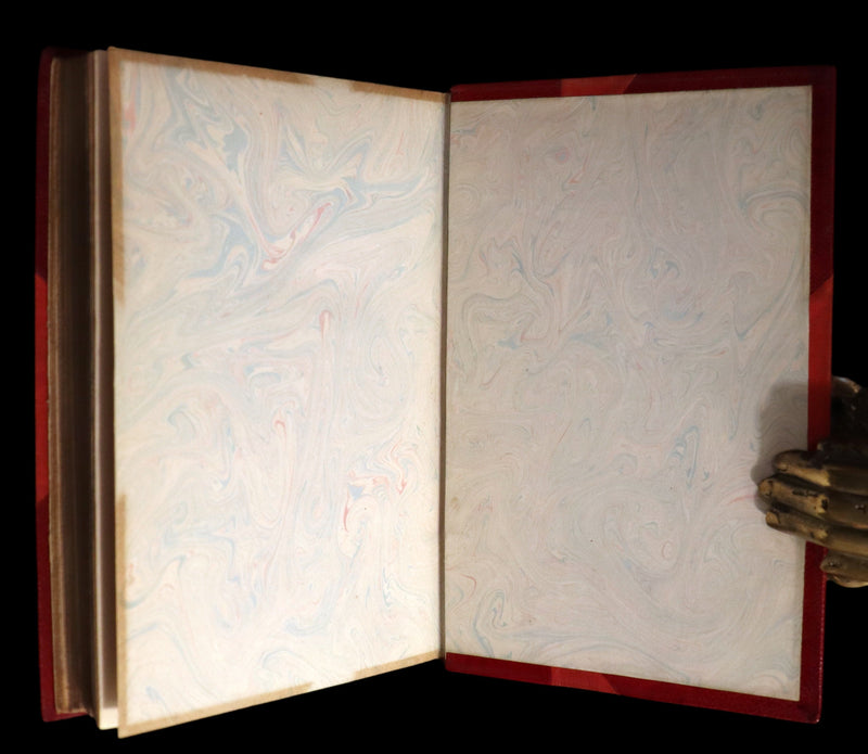 1880 Fine Bayntun Binding set - Cruikshank's Comic Almanack with Many Hundred Illustrations.