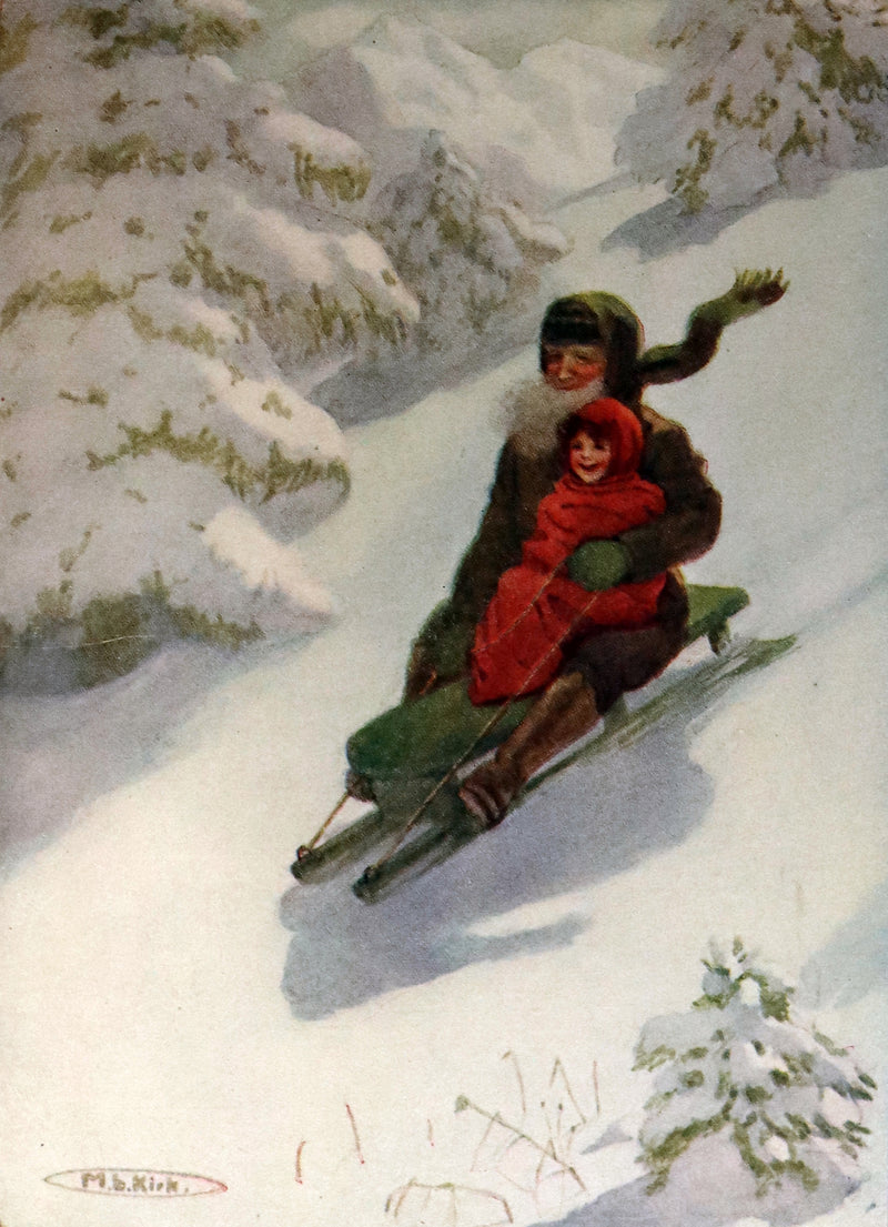 1919 Rare Book - HEIDI by Johanna Spyri illustrated in color by Maria L. Kirk. The Gift Edition.