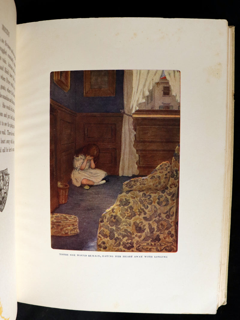 1919 Rare Book - HEIDI by Johanna Spyri illustrated in color by Maria L. Kirk. The Gift Edition.