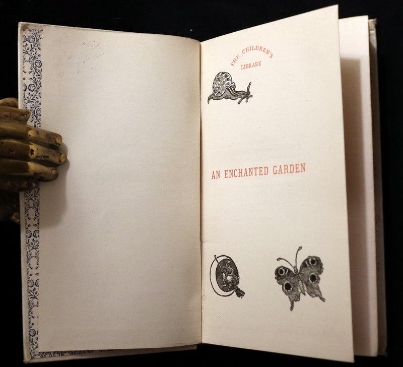 1892 Rare First Edition - AN ENCHANTED GARDEN, Fairy Stories by Mary Louisa Molesworth illustrated by William John Hennessy.