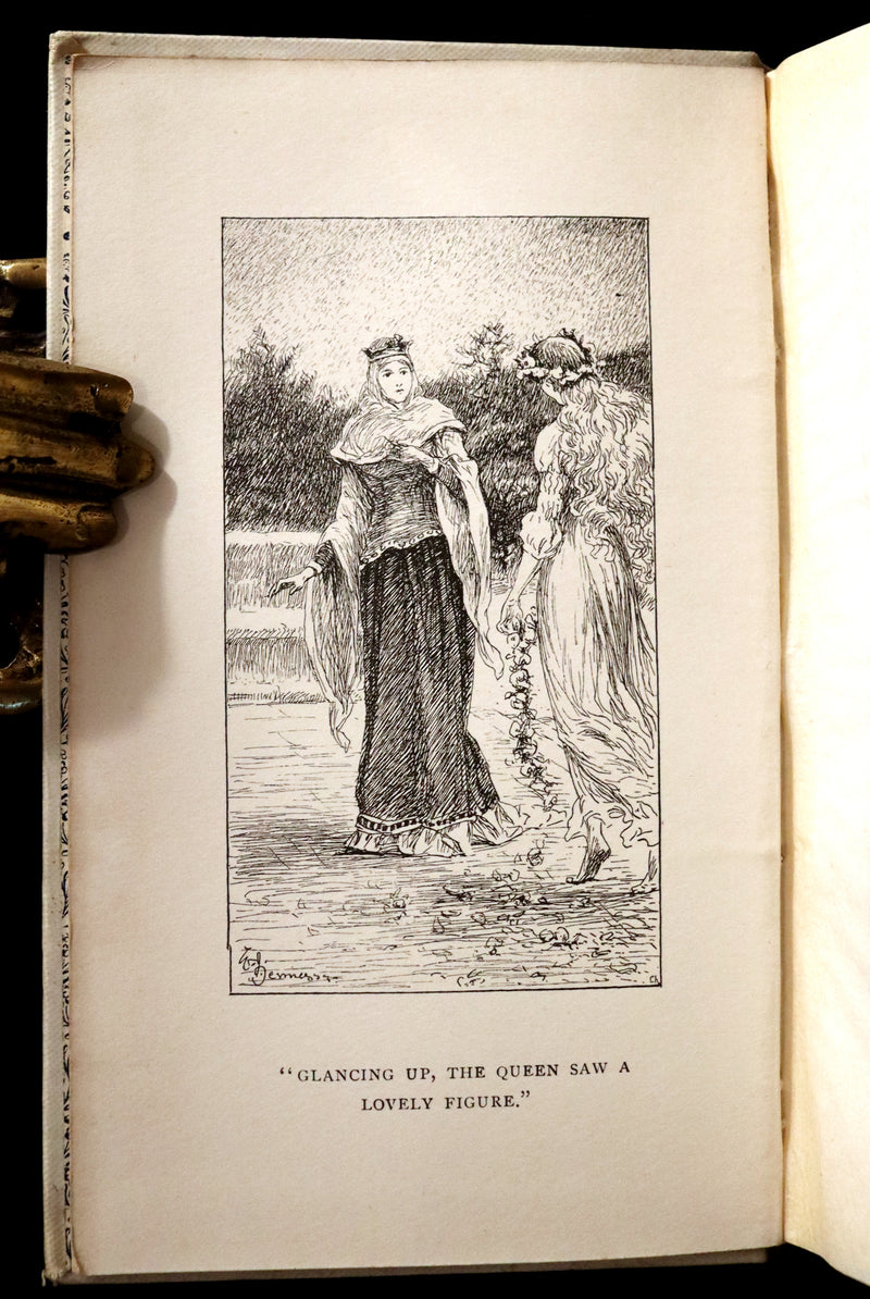 1892 Rare First Edition - AN ENCHANTED GARDEN, Fairy Stories by Mary Louisa Molesworth illustrated by William John Hennessy.
