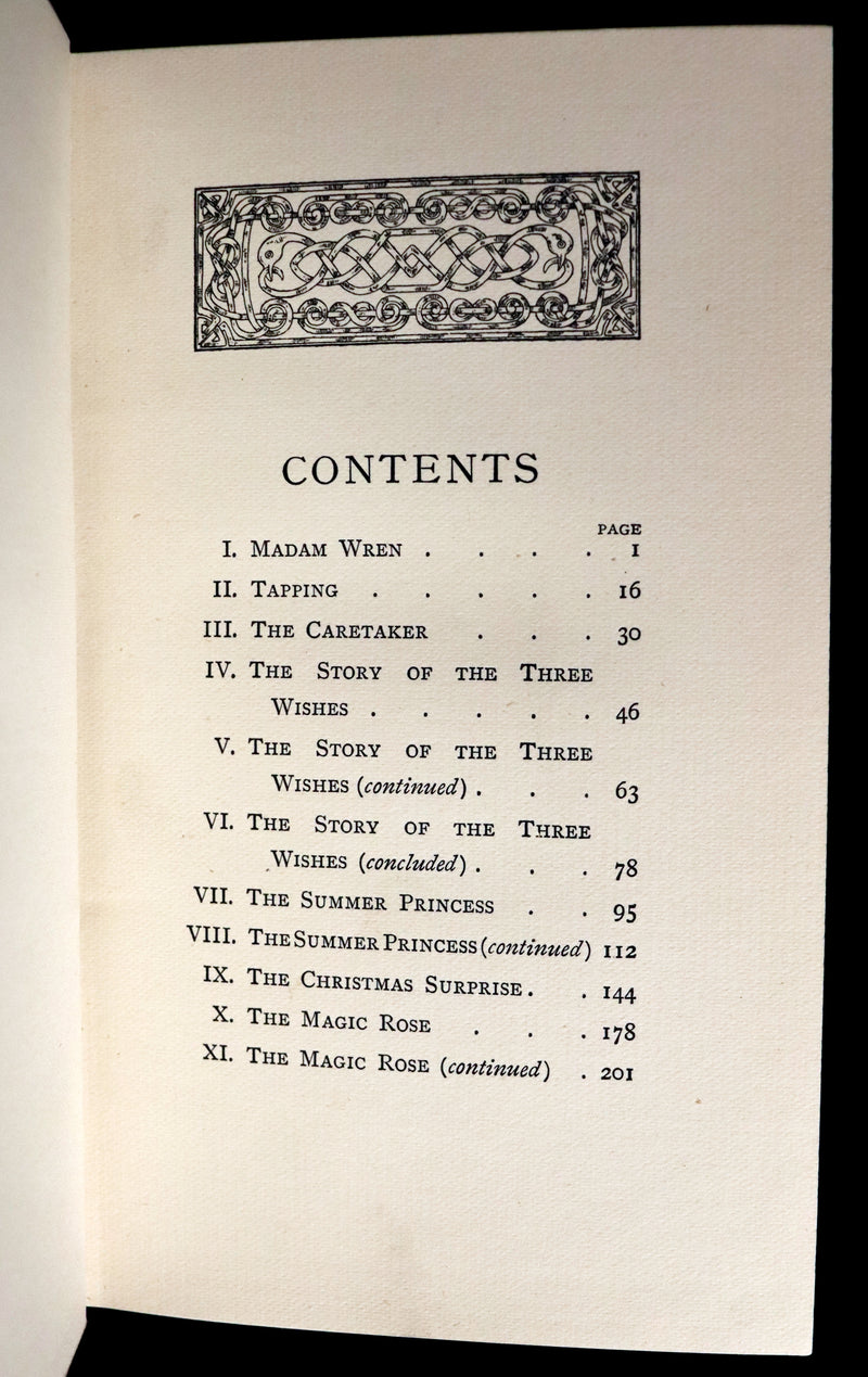 1892 Rare First Edition - AN ENCHANTED GARDEN, Fairy Stories by Mary Louisa Molesworth illustrated by William John Hennessy.