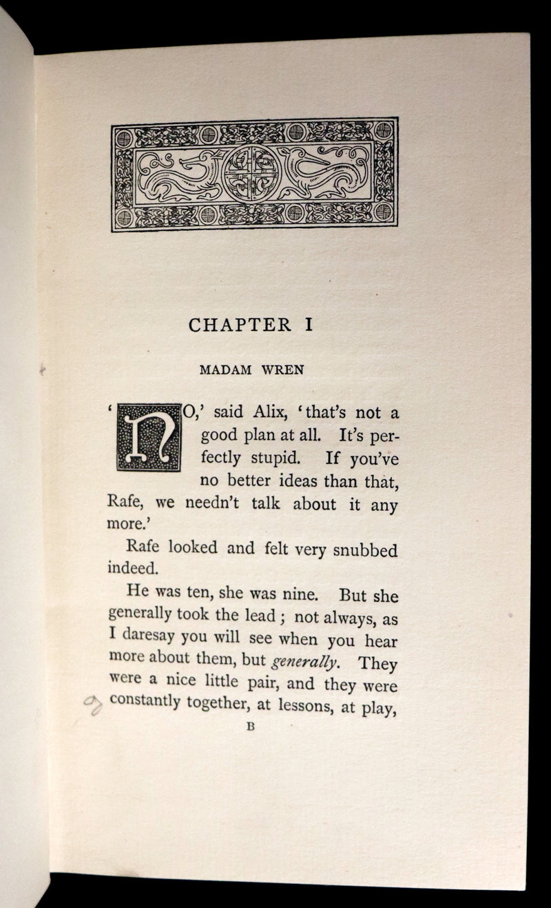 1892 Rare First Edition - AN ENCHANTED GARDEN, Fairy Stories by Mary Louisa Molesworth illustrated by William John Hennessy.