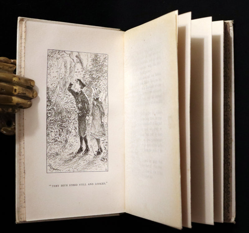 1892 Rare First Edition - AN ENCHANTED GARDEN, Fairy Stories by Mary Louisa Molesworth illustrated by William John Hennessy.