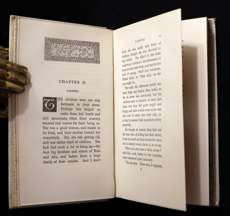 1892 Rare First Edition - AN ENCHANTED GARDEN, Fairy Stories by Mary Louisa Molesworth illustrated by William John Hennessy.