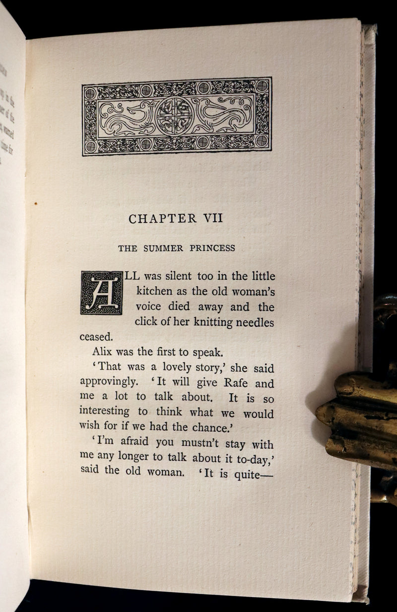 1892 Rare First Edition - AN ENCHANTED GARDEN, Fairy Stories by Mary Louisa Molesworth illustrated by William John Hennessy.
