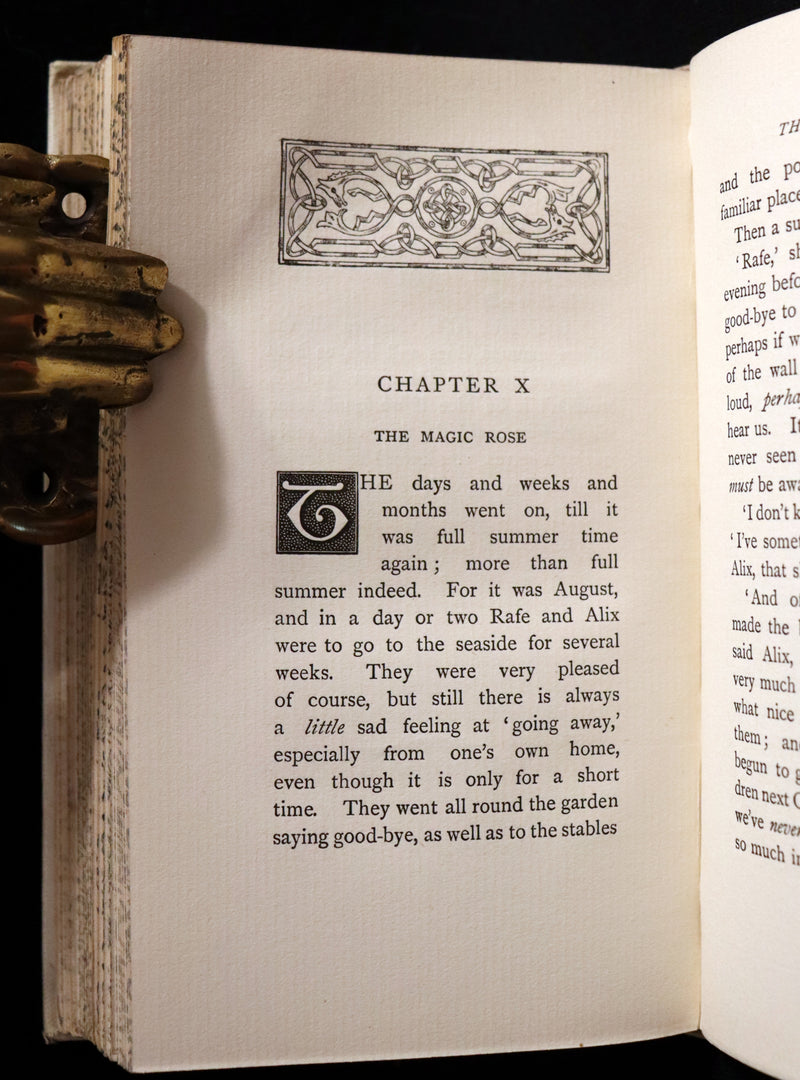 1892 Rare First Edition - AN ENCHANTED GARDEN, Fairy Stories by Mary Louisa Molesworth illustrated by William John Hennessy.