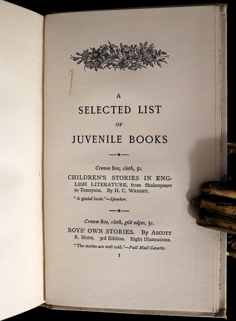 1892 Rare First Edition - AN ENCHANTED GARDEN, Fairy Stories by Mary Louisa Molesworth illustrated by William John Hennessy.