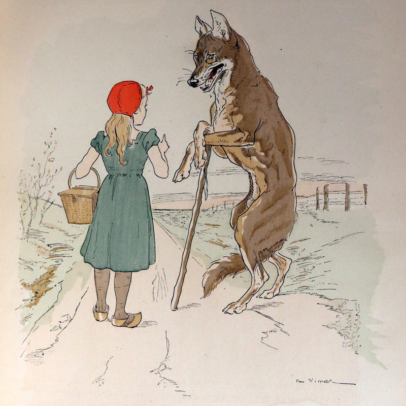 1890 Rare French Book - LES CONTES DE PERRAULT - Fairy Tales by Charles Perrault.