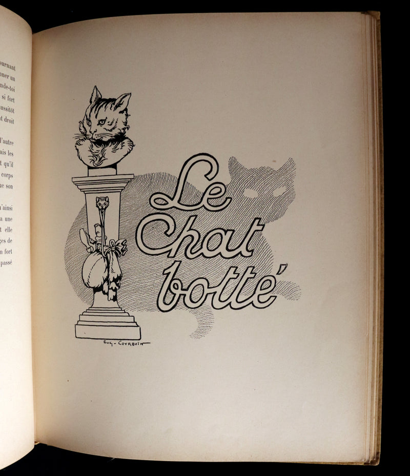 1890 Rare French Book - LES CONTES DE PERRAULT - Fairy Tales by Charles Perrault.