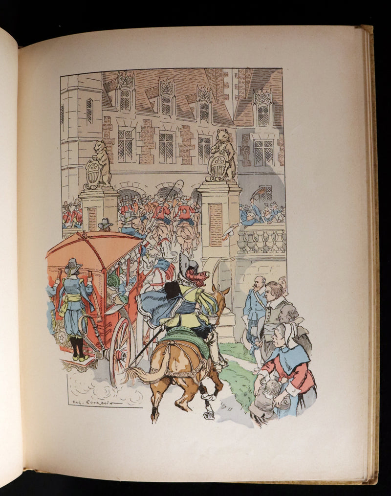 1890 Rare French Book - LES CONTES DE PERRAULT - Fairy Tales by Charles Perrault.