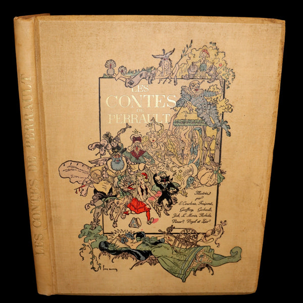 1890 Rare French Book - LES CONTES DE PERRAULT - Fairy Tales by Charles Perrault.