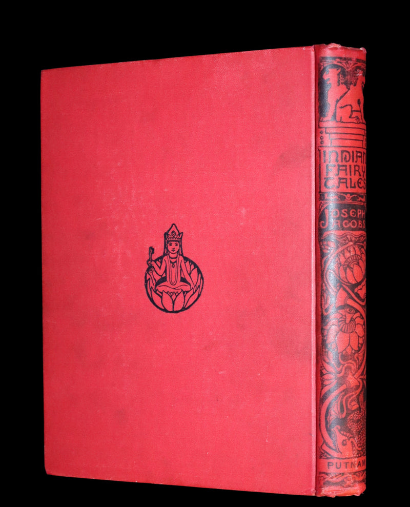 1892 Rare First Edition - INDIAN Fairy Tales by Joseph Jacobs illustrated by John D. Batten.