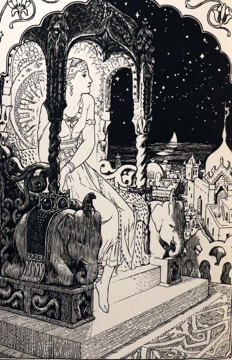 1892 Rare First Edition - INDIAN Fairy Tales by Joseph Jacobs illustrated by John D. Batten.