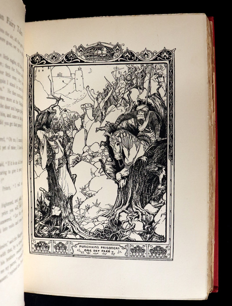 1892 Rare First Edition - INDIAN Fairy Tales by Joseph Jacobs illustrated by John D. Batten.