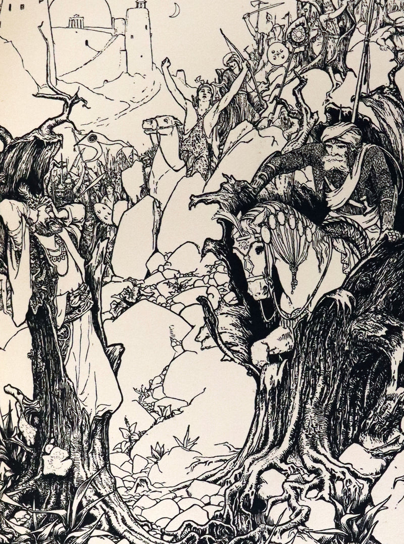 1892 Rare First Edition - INDIAN Fairy Tales by Joseph Jacobs illustrated by John D. Batten.