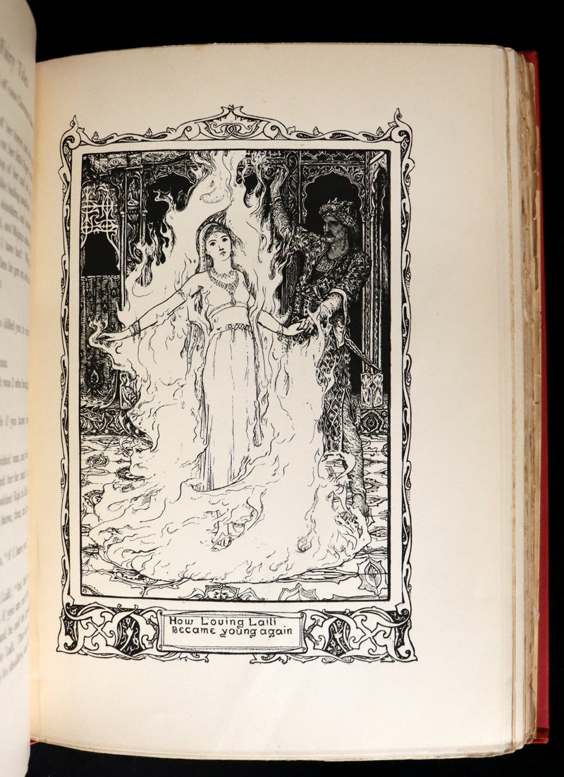 1892 Rare First Edition - INDIAN Fairy Tales by Joseph Jacobs illustrated by John D. Batten.